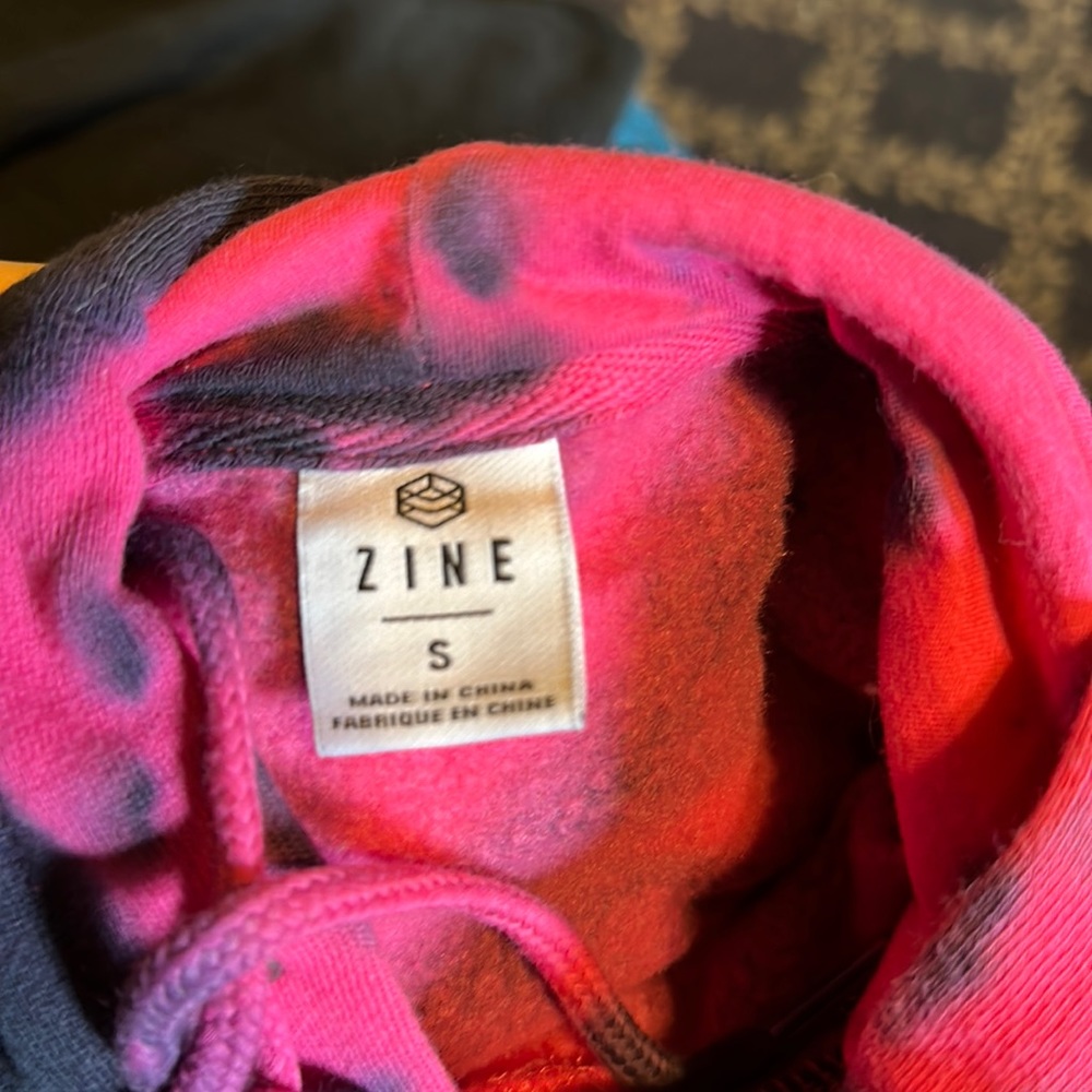 Pink Tye Dye hoodie from Zumiez